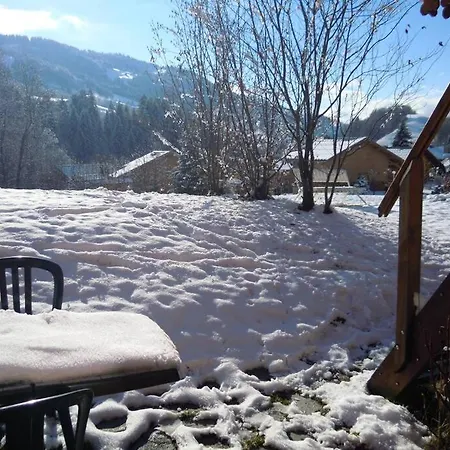 A4 Km De Megeve Tres Joli Studio Avec Jacuzzi ,Vue Sur Les Montagnes Au Calme Praz-sur-Arly Exterior photo
