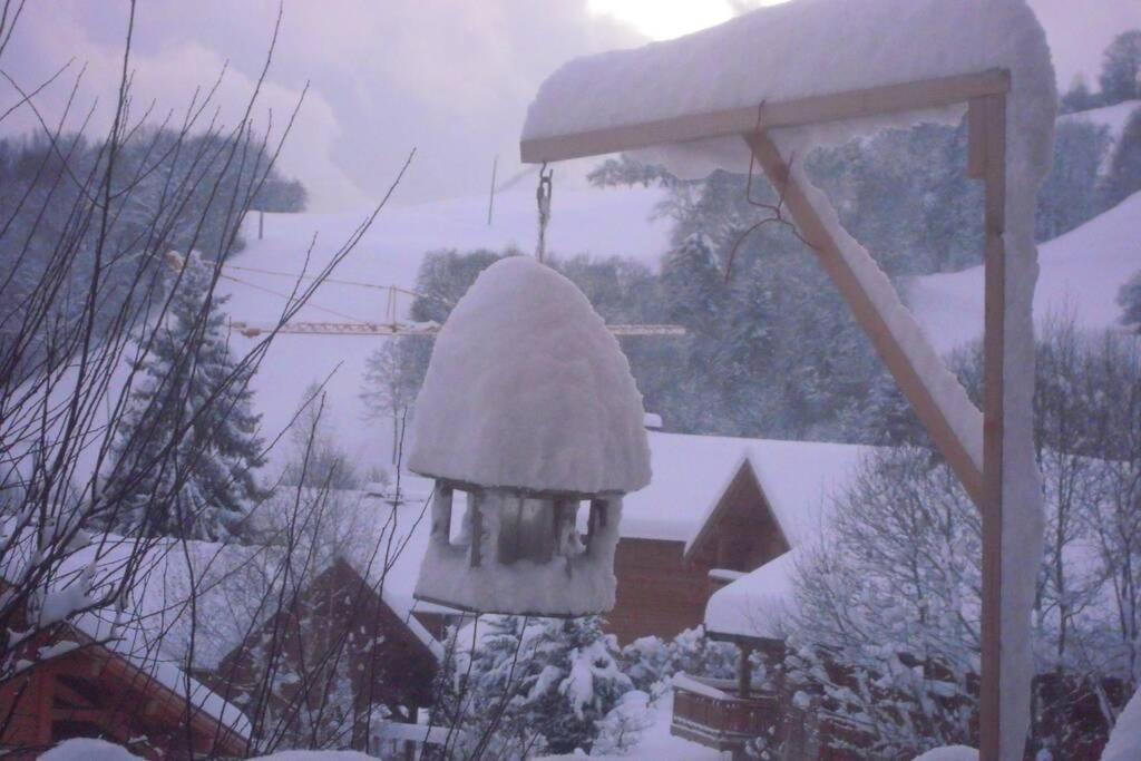 Apartment A4 Km De Megeve Tres Joli Avec Jacuzzi ,vue Sur Les Montagnes Au Calme Praz-sur-Arly