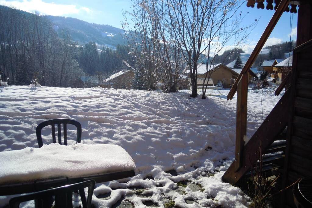 A4 Km De Megeve Tres Joli Avec Jacuzzi ,vue Sur Les Montagnes Au Calme Praz-sur-Arly