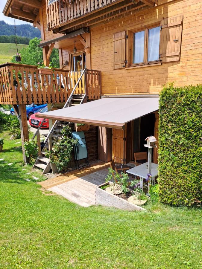 A4 Km De Megeve Tres Joli Avec Jacuzzi ,vue Sur Les Montagnes Au Calme